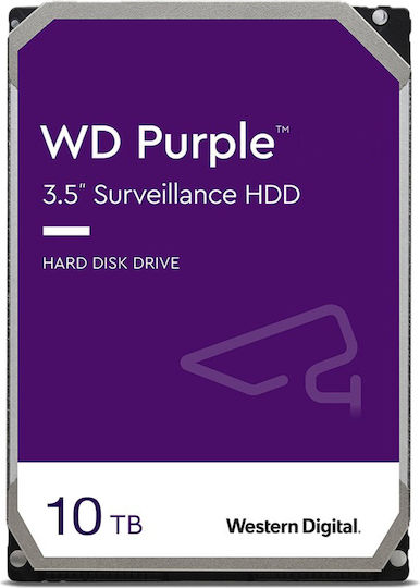 Western Digital Pro Smart Video 10TB HDD Σκληρός Δίσκος 3.5" SATA III 7200rpm με 512MB Cache για Server WD102PURP