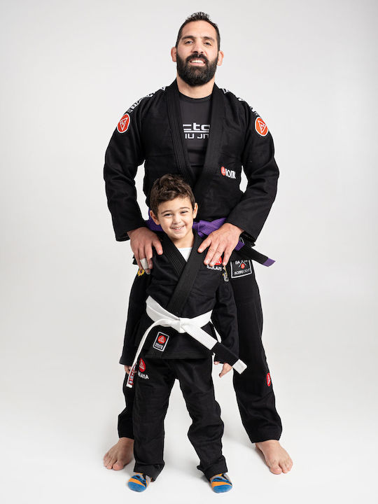 Nakama Bărbați Uniforme Jiu Jitsu brazilian Negru