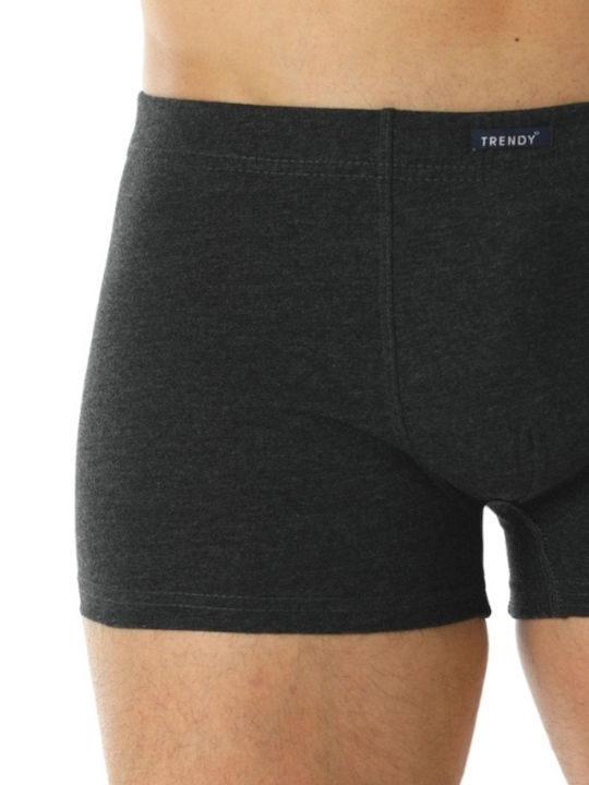 Slipuri pentru bărbați Dark Grey 1Pachet