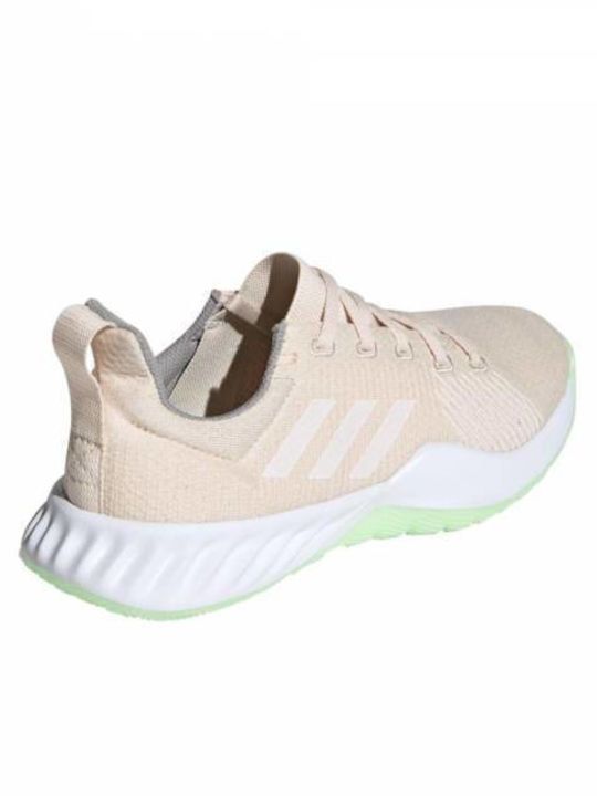 adidas Solar LT Sneakers Linen / Cloud White / Glow Green