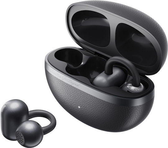 QCY Crossky C50 Open Ear Bluetooth Handsfree Ακουστικά με Αντοχή στον Ιδρώτα και Θήκη Φόρτισης Γκρι