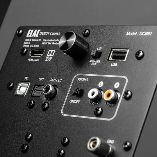Elac Debut ConneX DCB61 Αυτοενισχυόμενα Ηχεία με Bluetooth 160W (Ζεύγος) Λευκά