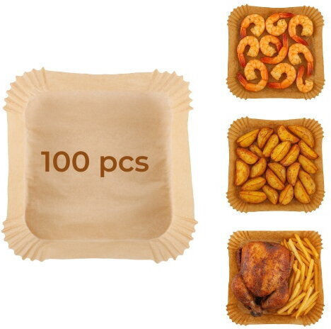Adler Non-stick Papers for Air Fryer 20x20cm 100pcs