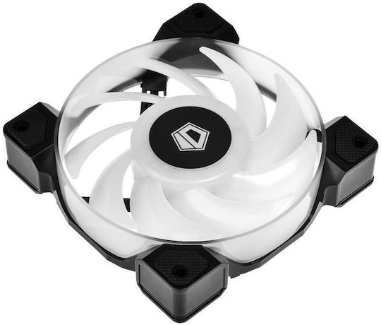 ID-Cooling Ventilatoare Pentru Carcasa 120mm (56.5cfm) Cu Iluminare ARGB 3 Bucăți