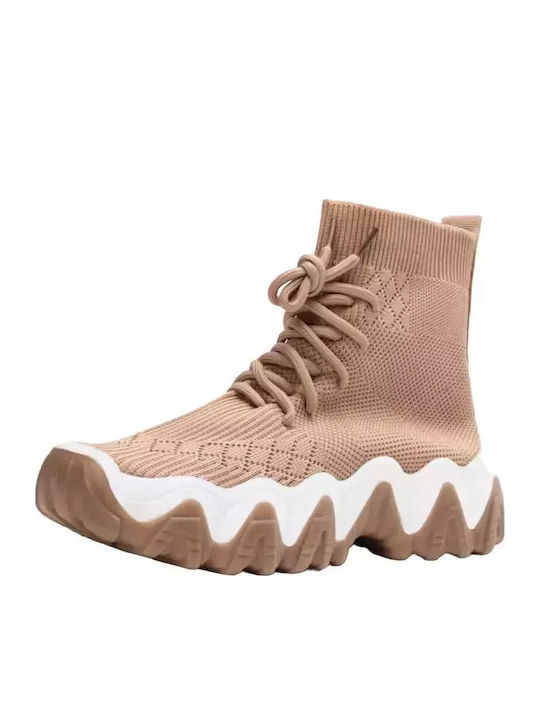 Γυναικεία Sneakers Μπεζ