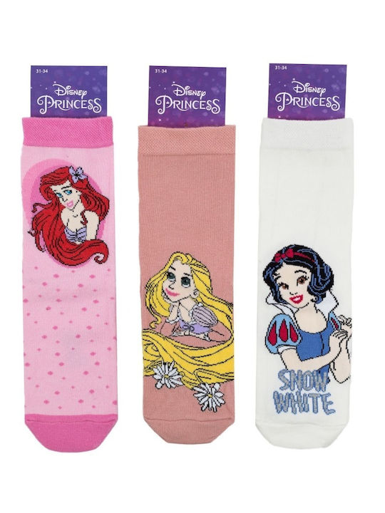 Disney Παιδικές Κάλτσες Minnie Πολύχρωμο 3 Ζευγάρια Disney Παιδικές Κάλτσες Minnie Πολύχρωμο 3 Ζευγάρια