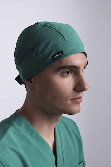 Numascrubs Men's Green Surgical Cap