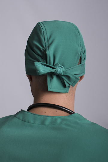 Numascrubs Men's Green Surgical Cap