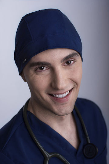 Numascrubs Men's Navy Blue Surgical Cap