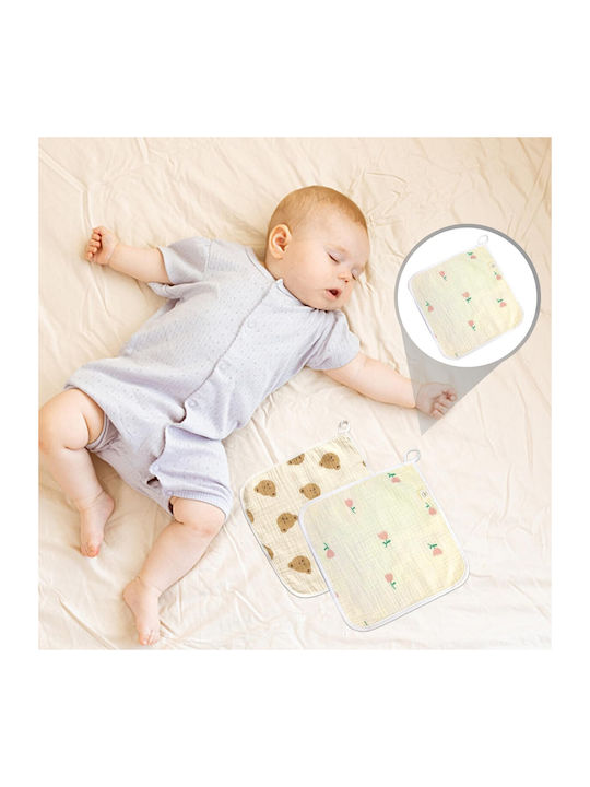 Schultertuch Burp Cloth 25x25cm Schultertuch Burp Cloth 25x25cm
