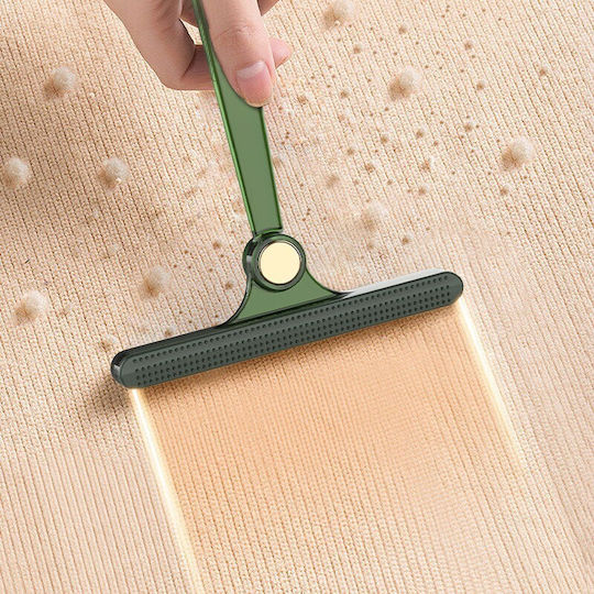 Perie Pentru Îndepărtarea Scamelor Flippy Haine Păr de Animale Manuală Dublă Față Multifuncțională 12x14.5 Cm Accesoriu Casă Verde