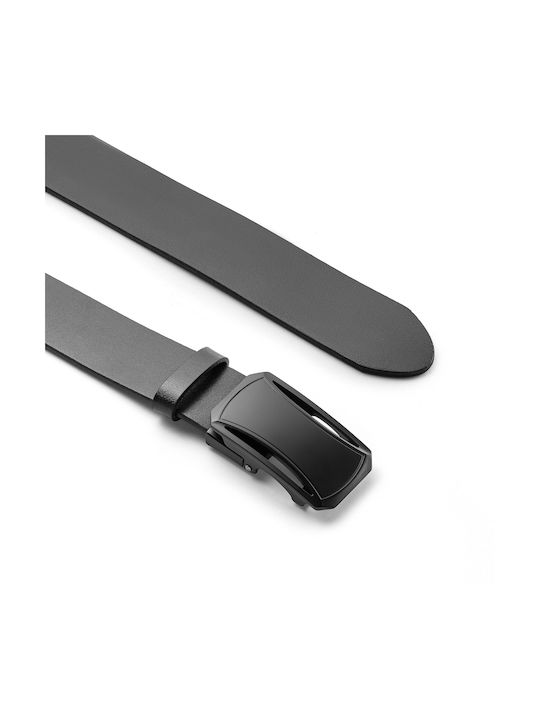 Men's Belt Leather Black