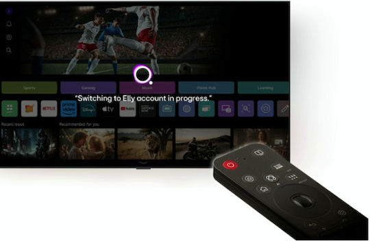 LG Smart Τηλεόραση 55" 4K UHD LED AI UA73 HDR (2025) 55UA73003LA