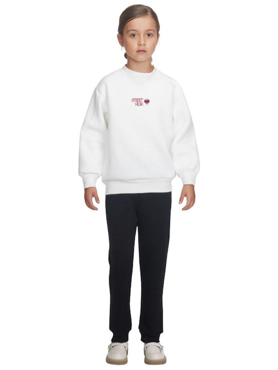 Kinder Sweatpants Set - Jogginganzug White 2Stück