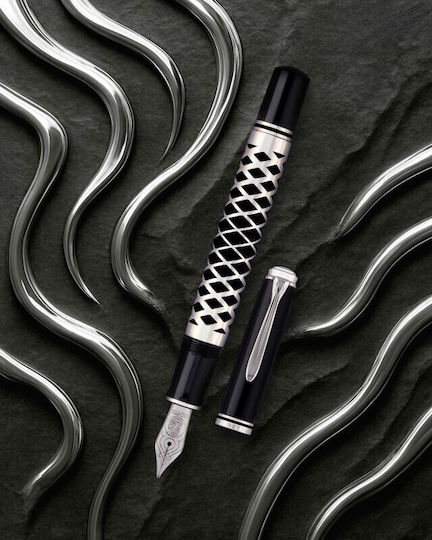 Pelikan Souveran M805 Stilou Broad Cu Cerneală Neagră