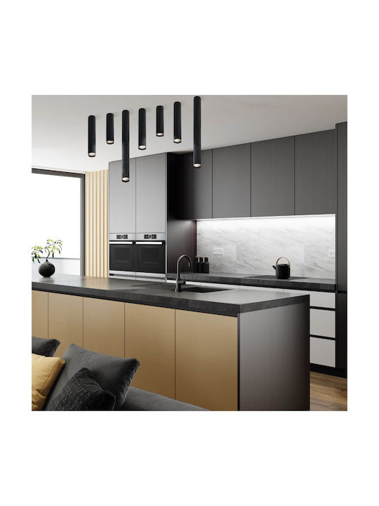 Zambelis Lights Einzel Spot mit Fassung GU10 in Schwarz Farbe