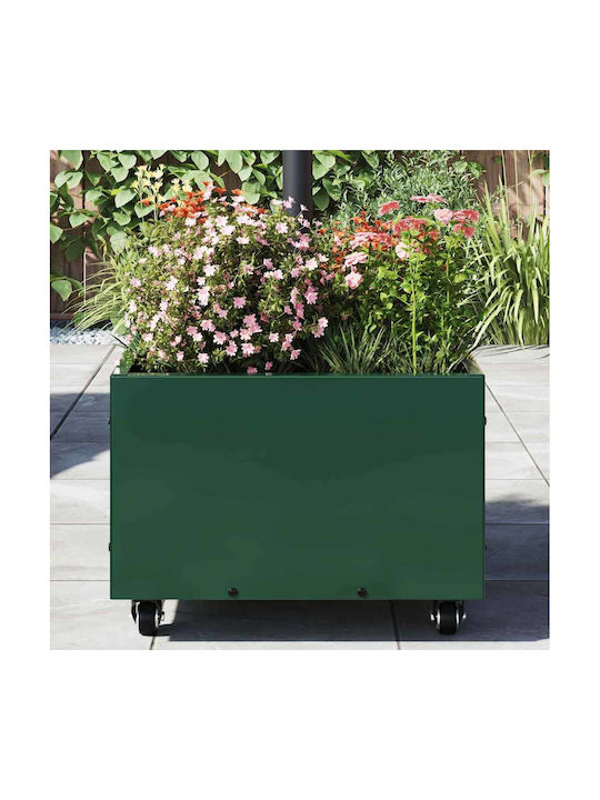 vidaXL Pot Metallic Green 45x45x45cm.