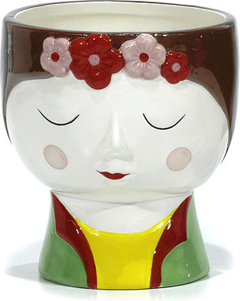 General Trade Plant Pot Ceramic Green