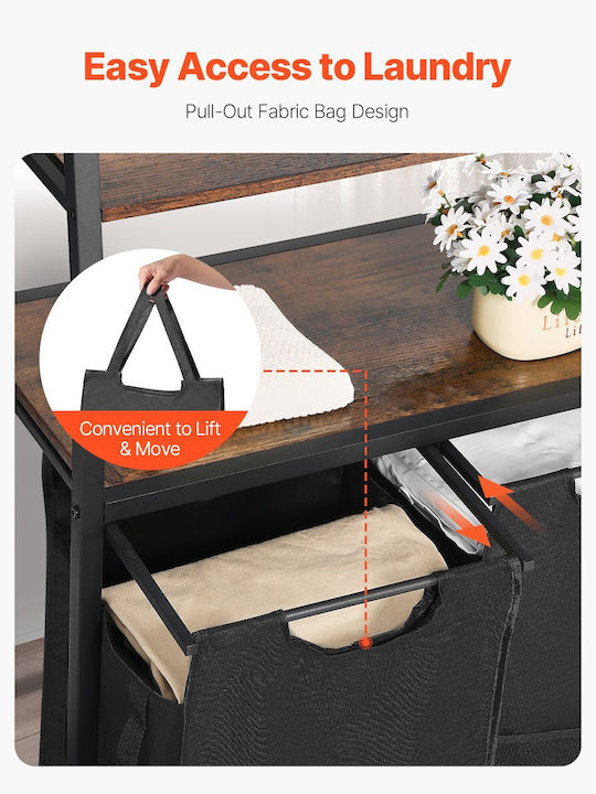Vevor Laundry Basket Metallic Black