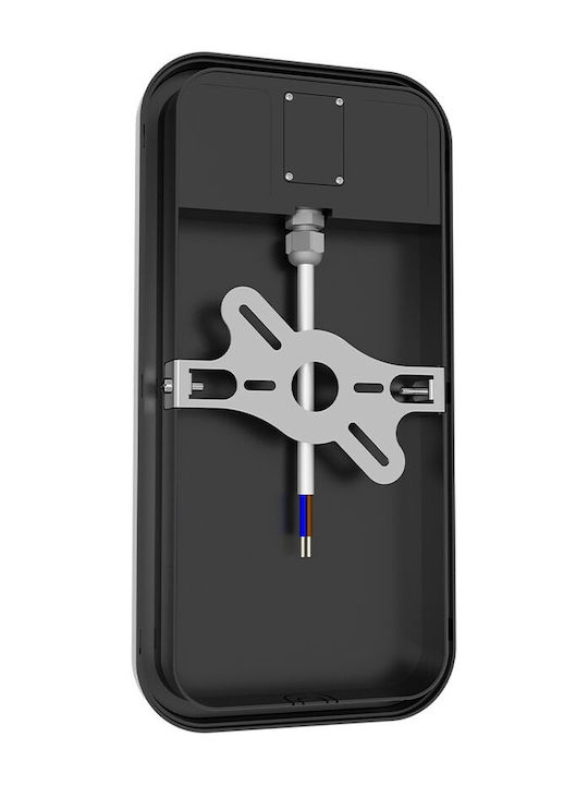 Braytron Επιτοίχιο Εξωτερικό Φωτιστικό IP65 30x15x8.6εκ.
