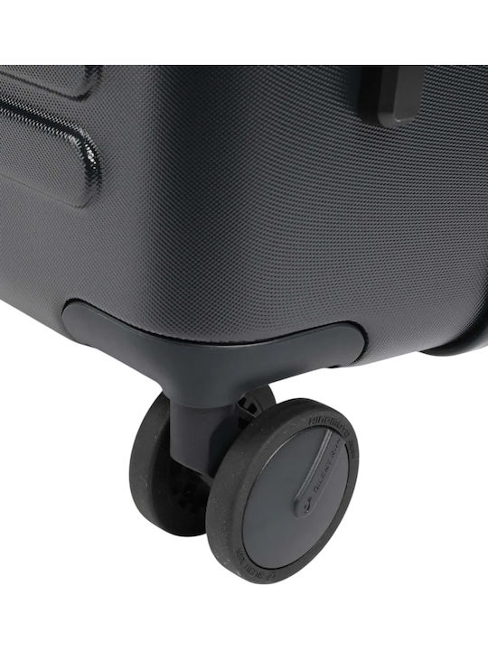 Mandarina Duck Smart Duck Mittlerer Hartschalenkoffer Blau Schwarz mit 4 Rädern Höhe 69cm