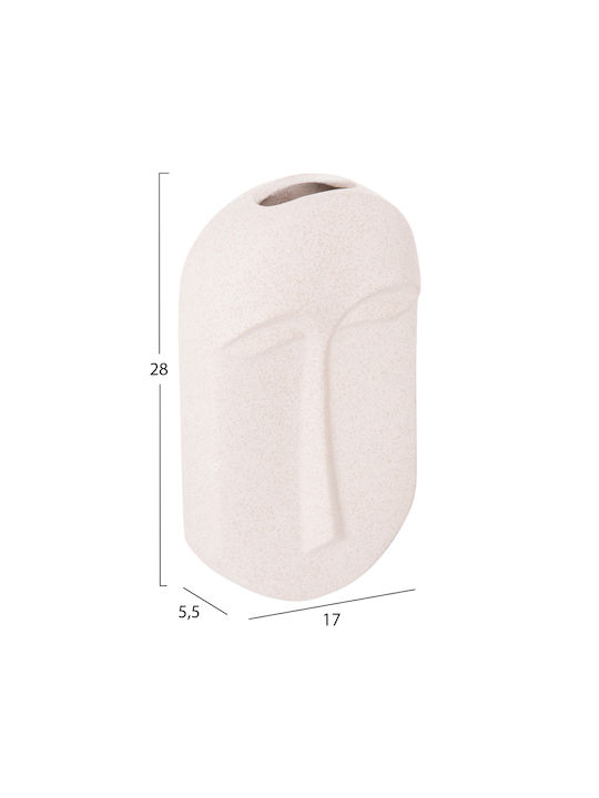HomeMarkt Decorative Home Humans made of Ceramic Material 5x6x28cm 1pcs