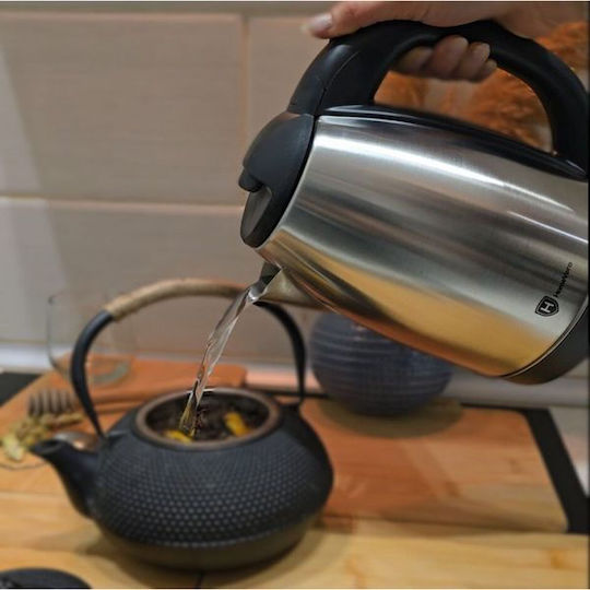 HomeVero Βραστήρας 1.7lt 1500W Ασημί