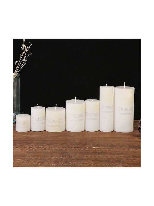 Lumânare Decorativă Albă 190g