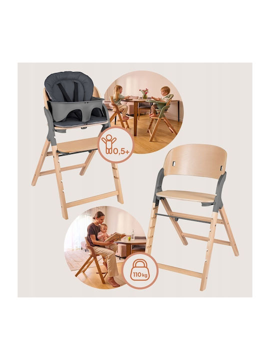 Lionelo Megan Highchair 3 in 1 & Fabric Seat Gray