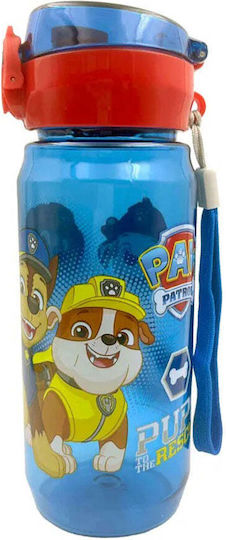 Gim Paw Patrol Детска Бутилка За Вода Термос Paw Patrol Пластмасова Синя 600мл