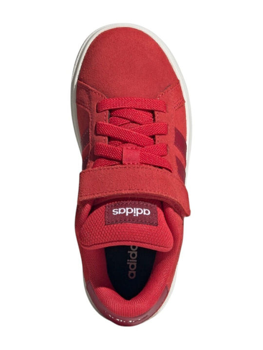 Grand Court 00s Kinder Sneaker mit Bügel- und Schleifenverschluss Rote