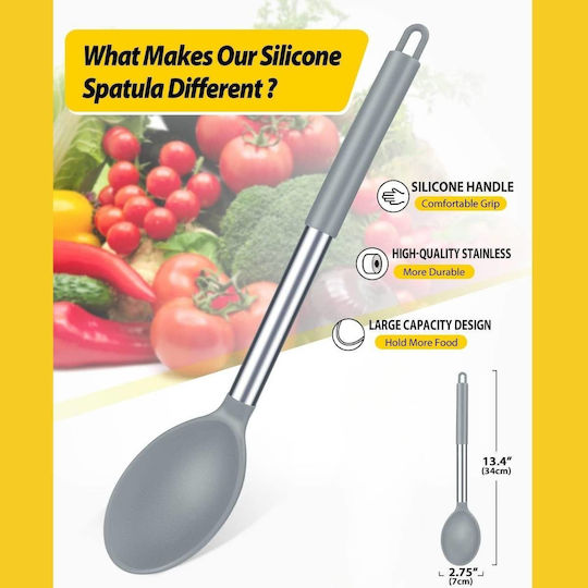 Uncle George Deep Sauce Spoon Made of Silicone 34cm