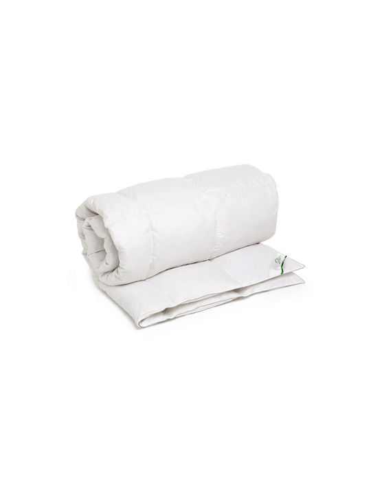 Green Future Bettdecke Doppelbett Daunen 200x220cm Weiß