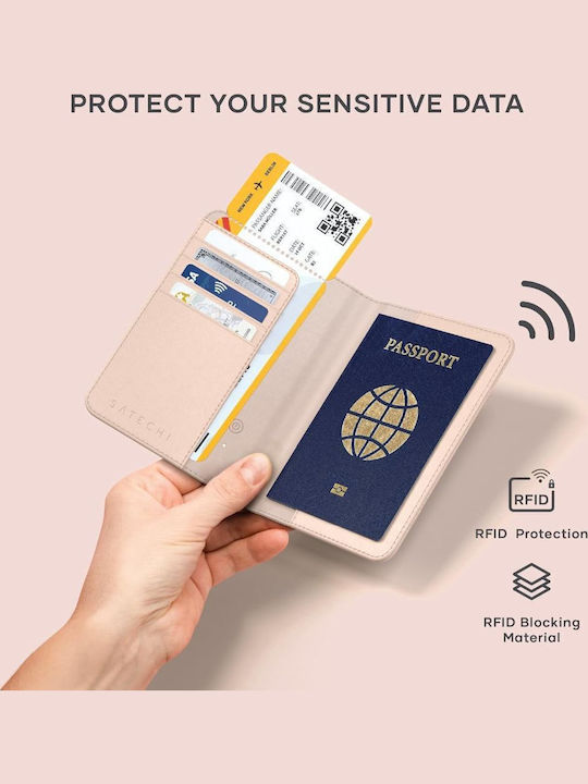 Men's Wallet Travel with RFID Pink