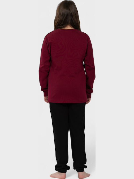Nina Club Kids Nightwear Winter Burgundy