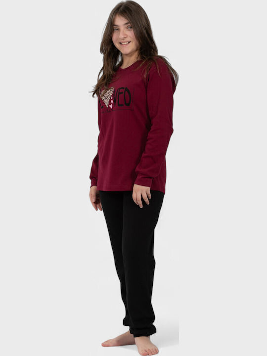 Nina Club Kids Nightwear Winter Burgundy