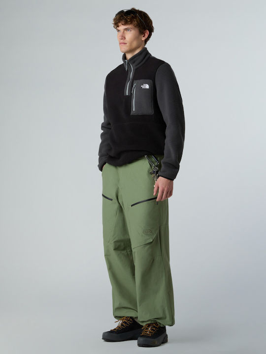 Yumiori ¼zip Fleece Пуловер с дълъг ръкав Черен