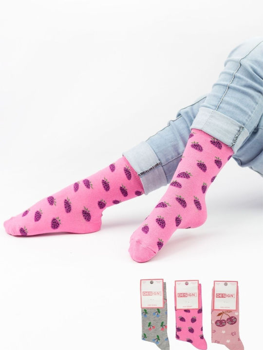 Design Socks Παιδικές Κάλτσες Πολύχρωμο 3 Ζευγάρια