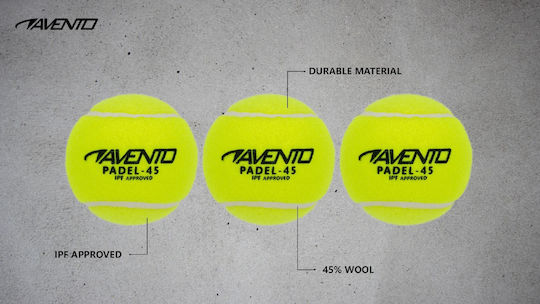 Avento Practice Padel Balls 3pcs