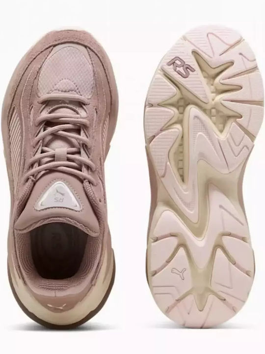 Γυναικεία Flatforms Sneakers Rose Late Crem