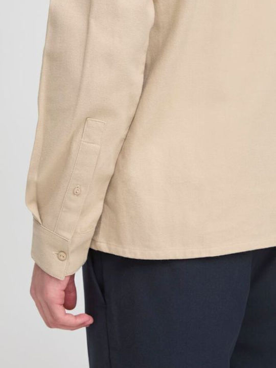 Long-sleeved Shirt Silver Mink Melange