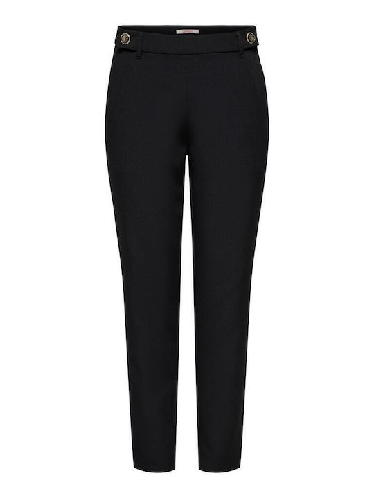 Women's Fabric Trousers Gold