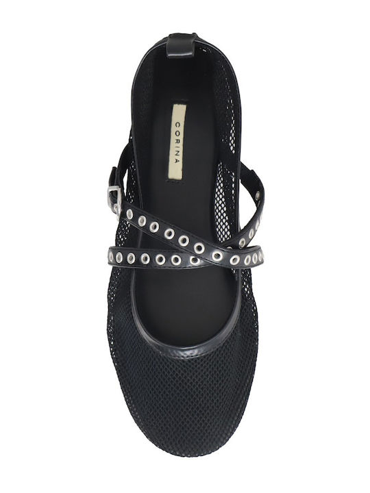 Damen Ballerinas in Schwarz Farbe