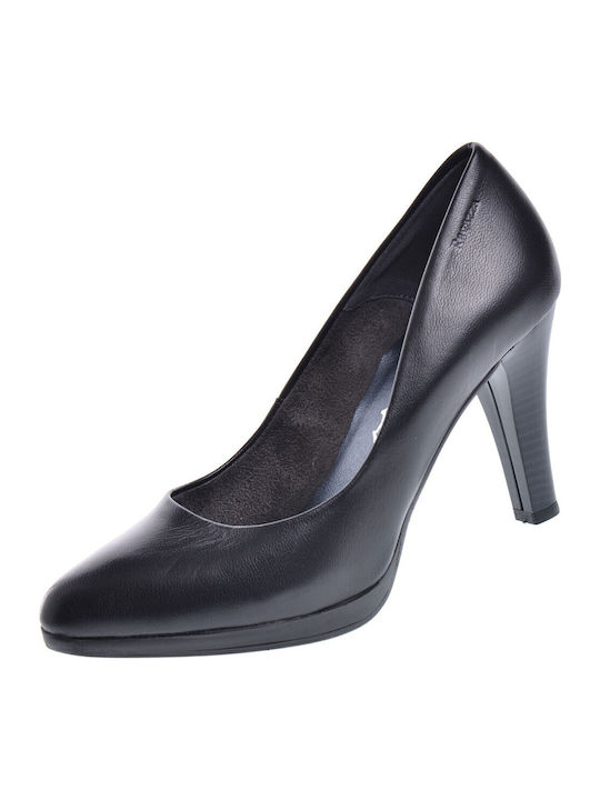 Anatomic Leather Black High Heels