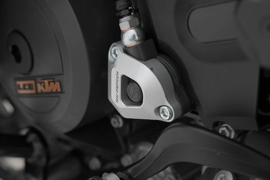 SW-Motech Motorcycle Brake Reservoir Protector Silver
