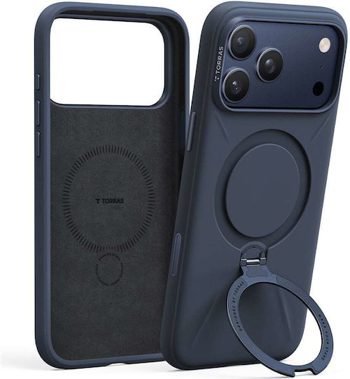 Torras QPRO Back Cover Silicone Navy Blue (iPhone 17 Pro Max)