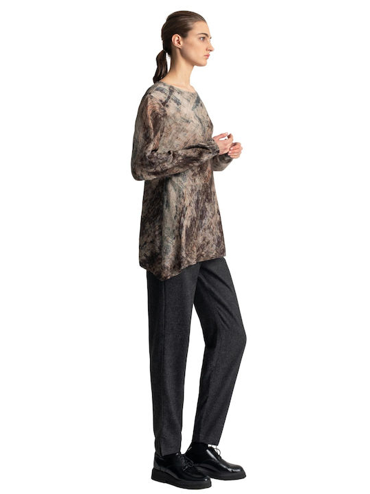 Women's Fabric Trousers Black