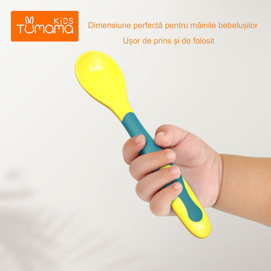 Tumama Kids Set de hrănire din Silicon Multicolor 2buc pentru 6+ luni