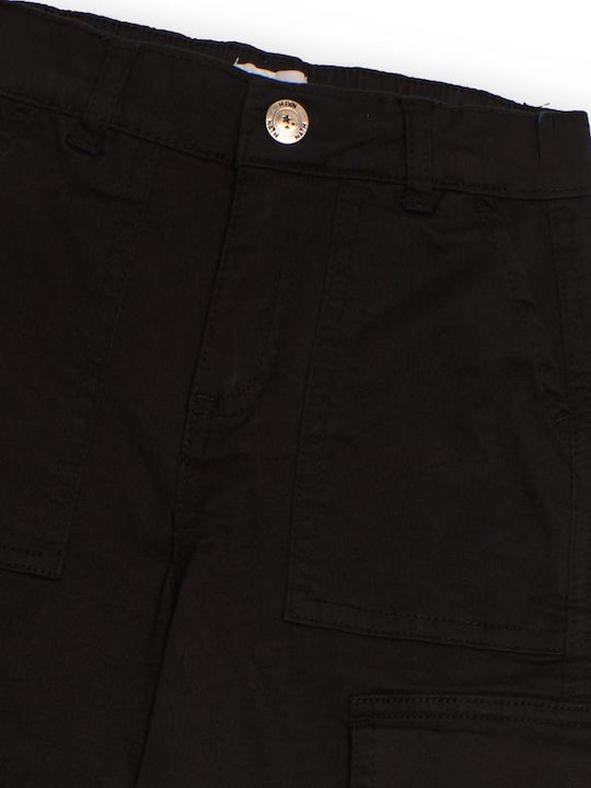 Kinder Schlaghose Cargo Stoff Black
