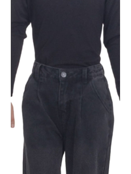 Kinder Schlaghose Jeans Black
